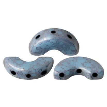 Image de Arcos® by Puca® 5x10 mm Opaque Blue Turquoise Bronze x10g