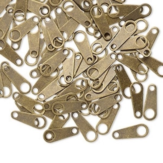 Picture of Chain Tab 10x4mm Antique Gold Plated x100