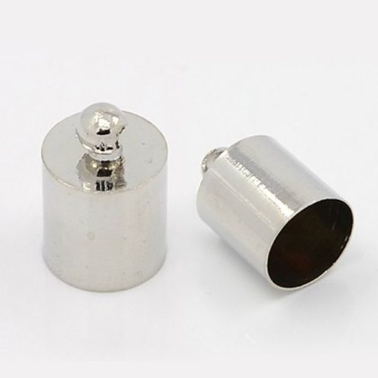 Picture of Cord End Ø9mm w/ Loop Silver x10