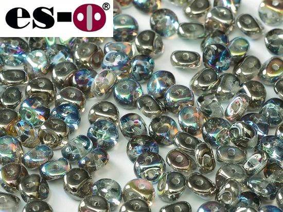 Picture of ES-O® Bead 5mm Crystal Graphite Rainbow x5g