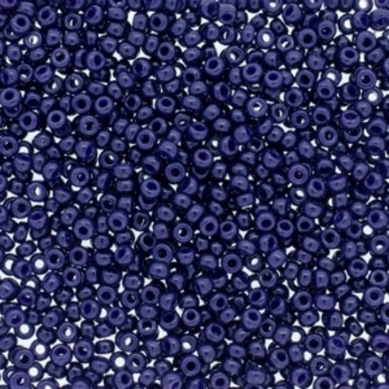Picture of Miyuki Seed Beads 15/0 4494 Duracoat Opaque Dark Navy Blue x10g