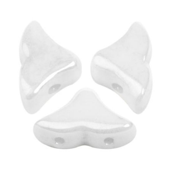 Picture of Hélios® par Puca® 6x10 mm Opaque White Ceramic Look x10g
