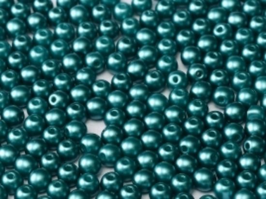 Picture of Round beads 4mm Pastel Emerald x50
