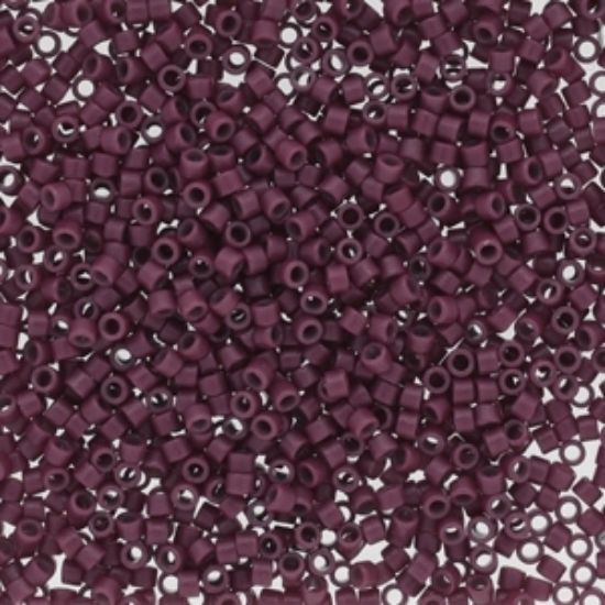 Picture of Miyuki Delica 11/0 DB2355 Duracoat Opaque Grape Purple x10g