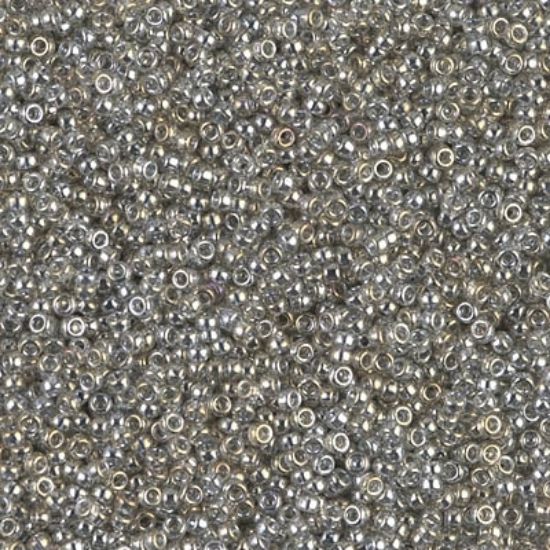 Picture of Miyuki Seed Beads 15/0 1881 Transparent Gold Gray Luster x10g