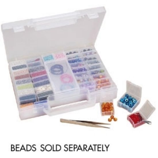 Picture of BeadSmith Bead Organizer Carry Case 52 boxes x1