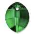 Picture of Swarovski 6734 Pure Leaf 23mm Dark Moss Green x1