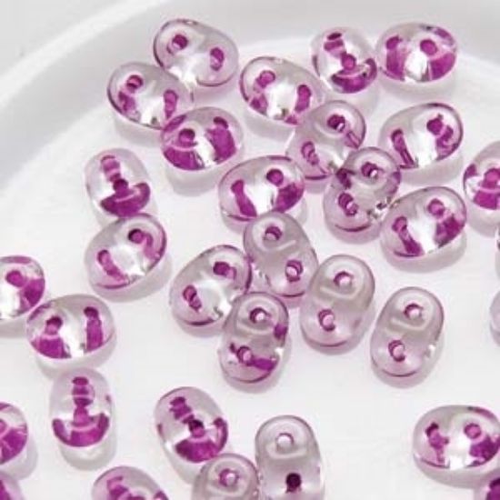 Picture of Miniduo 2x4mm Crystal Light Violet Lined x10g