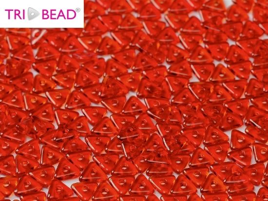 Picture of Tri-bead 4mm Red x5g