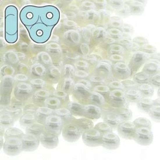 Picture of Trinity Beads 8mm White Luster x10g