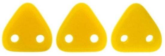 Picture of Czechmates Triangle 2 holes 6mm Sunflower Yellow x10g