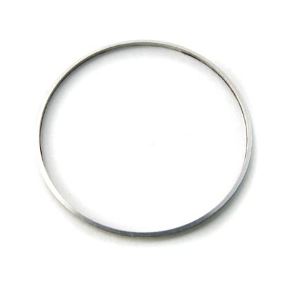 Image de Component Ring 40mm round Silver Plated x1