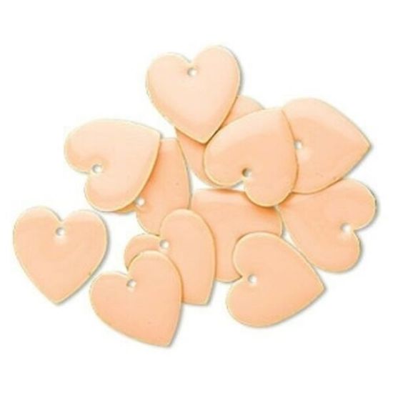 Picture of Candy Heart pendant 16mm Peach x1
