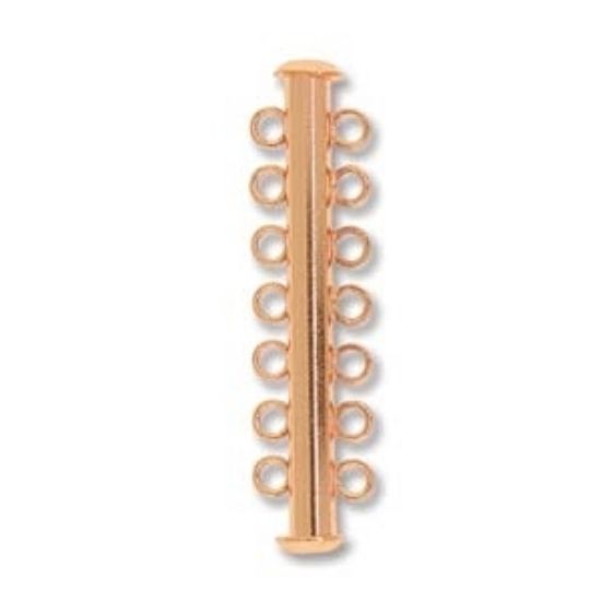 Picture of Clasp Slide Lock 41mm 7-strand Copper Plate x1