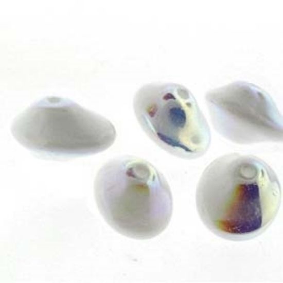 Picture of Ufo 7x11 mm Chalk Full AB x20