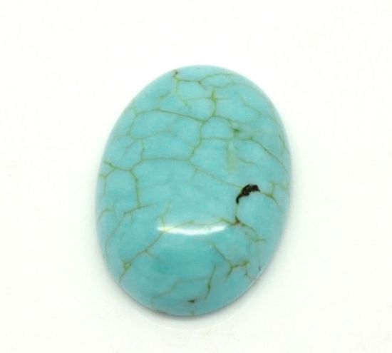 Picture of Cabochon Turquoise (imitation) 14x10mm x1