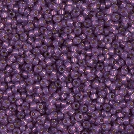 Picture of Miyuki Rocaille 11/0 4248 Duracoat Silver Lined Dark Lilac x8g