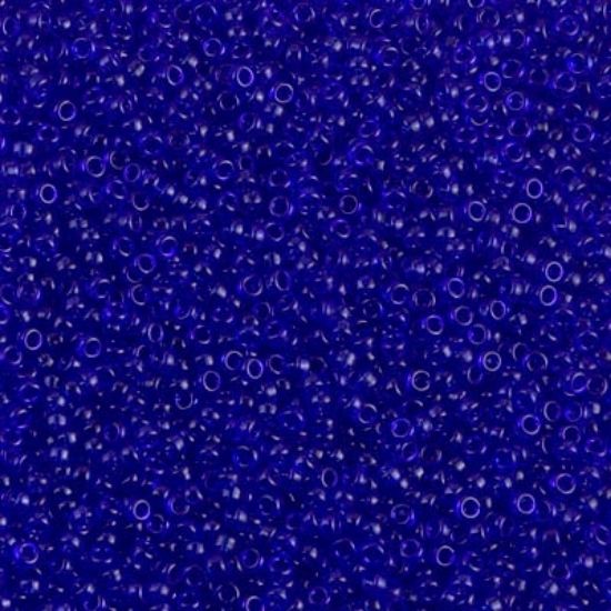 Picture of Miyuki Seed Beads 15/0 151 Transparent Cobalt x10g