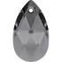 Picture of Swarovski Tear drop 6106 22 mm Crystal Silver Night x1