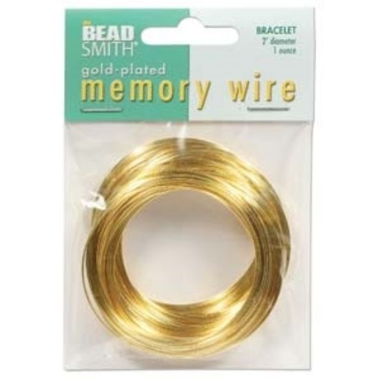 Picture of Memory Wire Bracelet 5cm Gold Plated 70 Loops