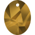 Picture of Swarovski 6911 Kaputt Oval 36mm Crystal Dorado x1
