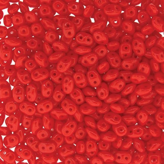 Picture of SuperDuo 2,5x5mm Opaque Red x10g