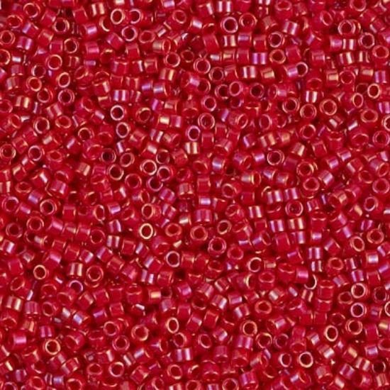 Picture of Miyuki Delica 11/0 DB214 Opaque Red Luster x10g