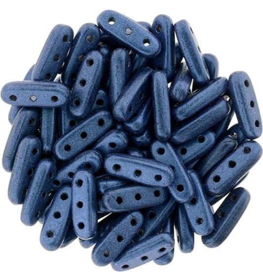 Picture of CzechMates Beam 3x10mm Metalic Suede Blue x10g