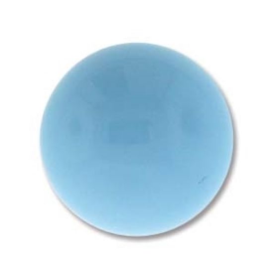 Picture of Czech Cabochon 18mm round Turquoise x1