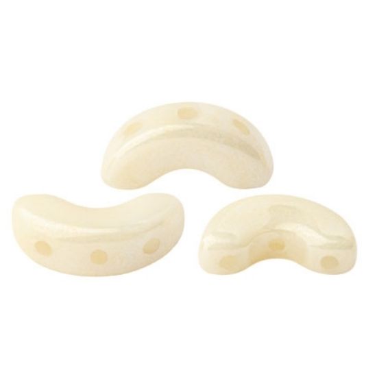 Picture of Arcos® par Puca® 5x10mm Opaque Ivory Ceramic Look  x10g