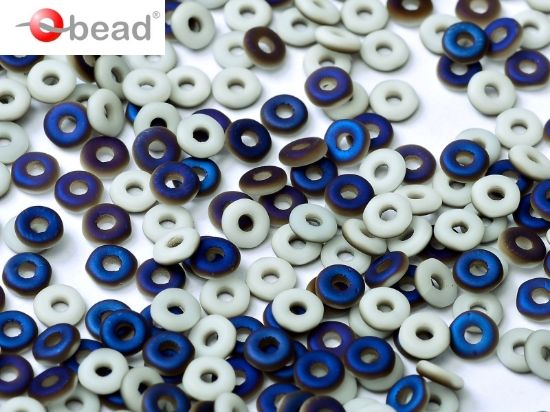 Picture of O Bead 4mm Chalk White Azuro Mat x5g