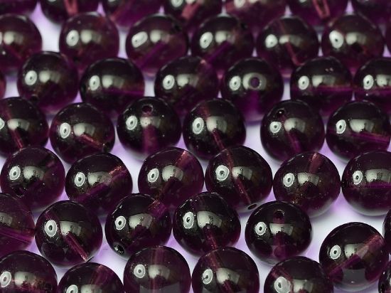 Picture of Round beads 8mm Amethyst x25