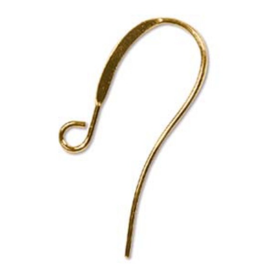 Picture of Hook Ear Wire 26mm Gold Plate x22