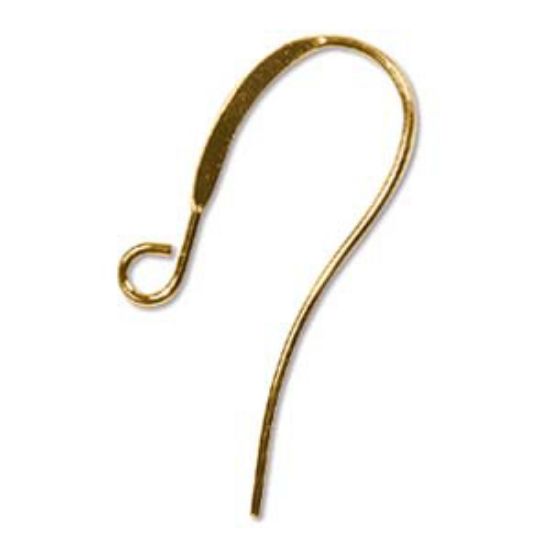 Picture of Hook Ear Wire 26mm Gold Plate x24