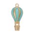 Picture of Charm Balloon 22x10mm Gold Tone Blue x1