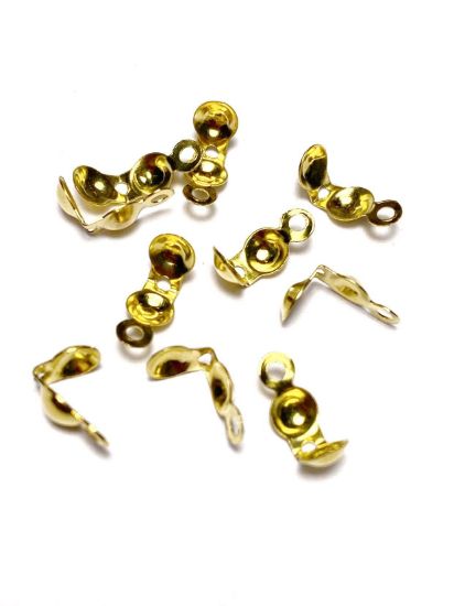 Picture of Knot covers 4mm Gold tone x50