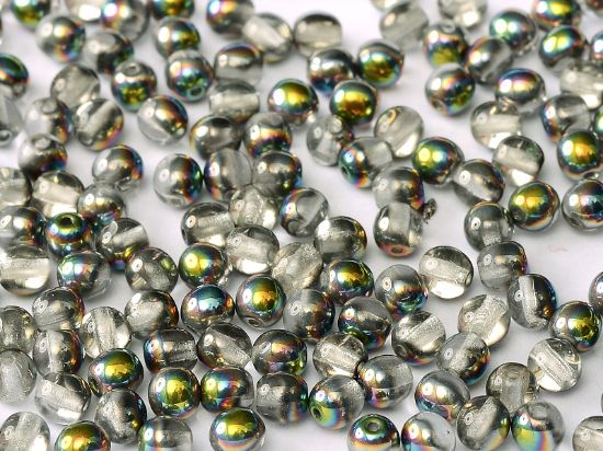Picture of Round beads 6mm Crystal Vitrail x25