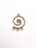 Picture of Pendant Spiral 24x17mm w/3 rings Bronze x1