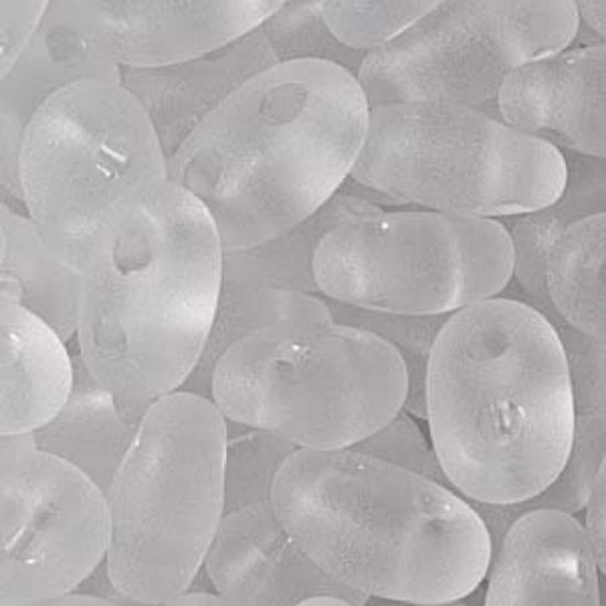 Picture of Preciosa Twin Beads 2.5x5mm Crystal Mat x5g