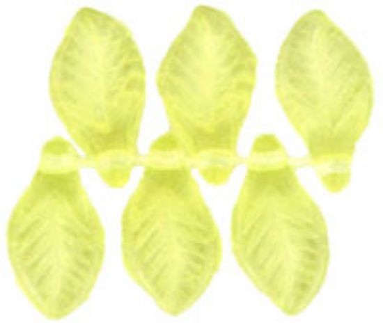 Picture of Leaf 13x6mm Jonquil x10