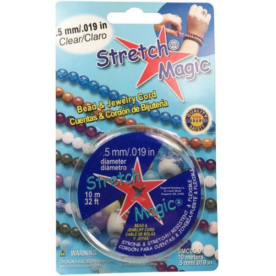 Picture of Stretch Magic Cord 0.5mm Clear x10m