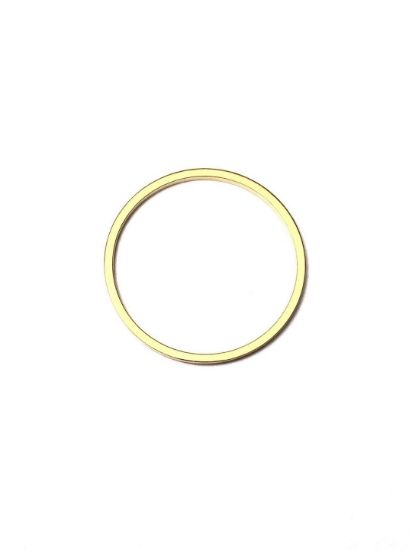 Picture of Component Ring 20mm Round 24kt Gold Plated x1