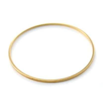 Afbeelding van Component Ring 50mm round 24kt Gold Plated x1