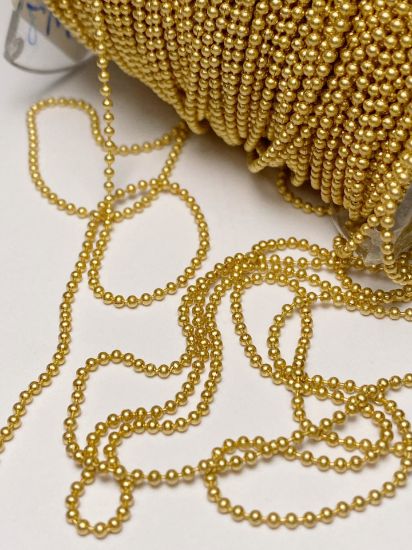 Picture of Ball Chain 1.5mm Mat Gold Tone x1m