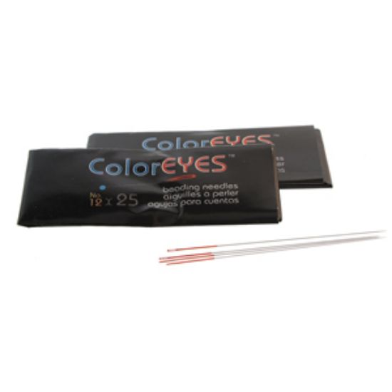 Picture of Coloreyes Beading Needle Red #12 x25