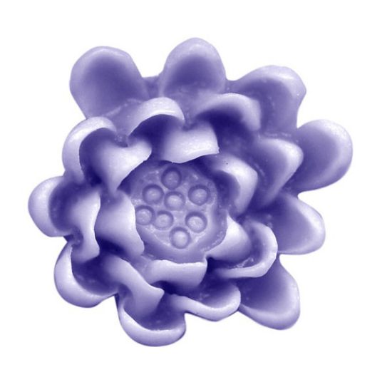 Picture of Resin Lotus Flower 20 mm Lavender x2