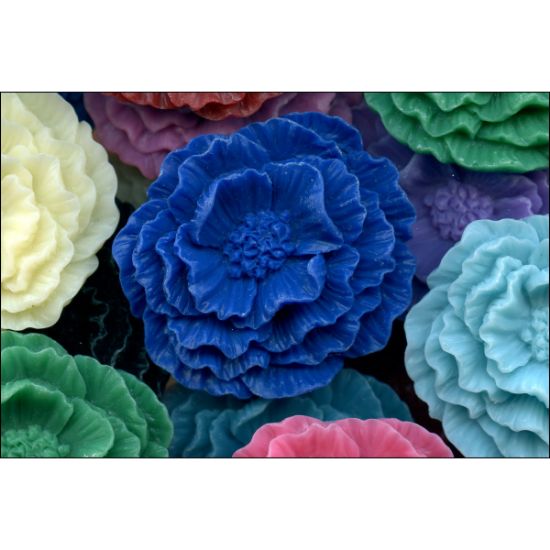 Picture of Resin Flower 45mm Color Mix x8