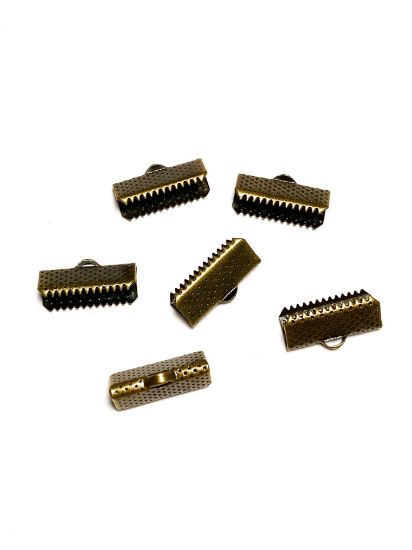 Picture of Flat End Crimp 16mm Bronze x20