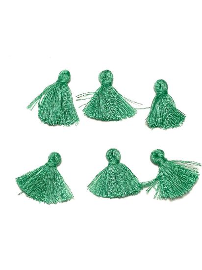 Picture of Tassel 25-30mm Green x6