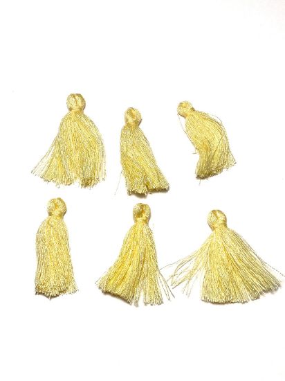 Picture of Tassel 25-30mm Yellow x6
